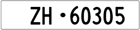 Truck License Plate